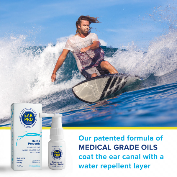 Ear Pro Spray de protection des oreilles pour les sports aquatiques