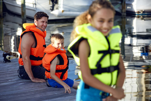 Jobe Vest Comfort Boating Kids 100N Action 1