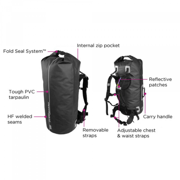 OverBoard waterproof stuff sack 60 liters black