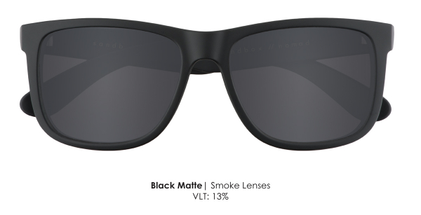 Sandbox Nomad Sonnenbrille Unisex 2019 BLACK MATTE (SMOKE) Vorderansicht 1