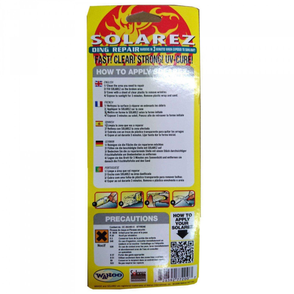 SOLAREZ Polyester Ding Repair UV Licht Reparatur
