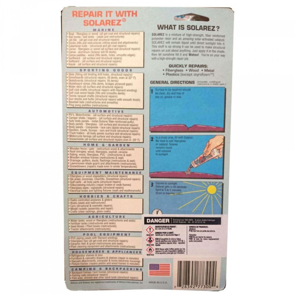 SOLAREZ Allround Polyester UV Licht Reparatur 100g