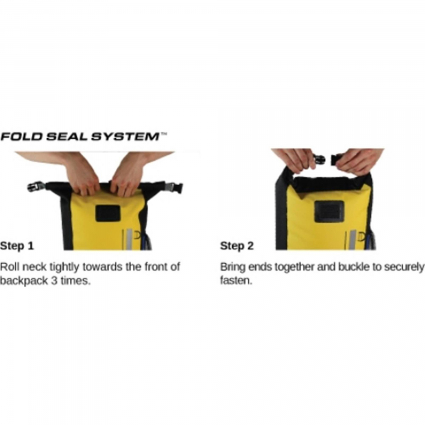 OverBoard waterproof backpack 30 liters yellow