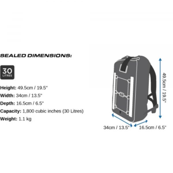 OverBoard waterproof backpack Pro-Vis 30 Lit Or