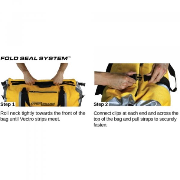 OverBoard bolsa impermeable 40 litros amarillo