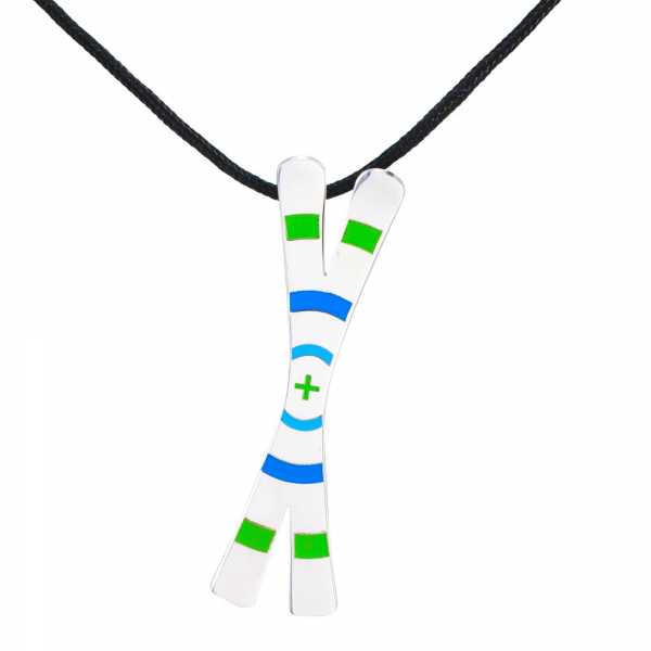 Silver+Surf Silber Schmuck Ski Gr L Cross Circle