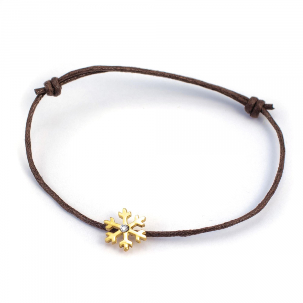 Silver+Surf Silber Schmuck Schnee Krist Gr S gold