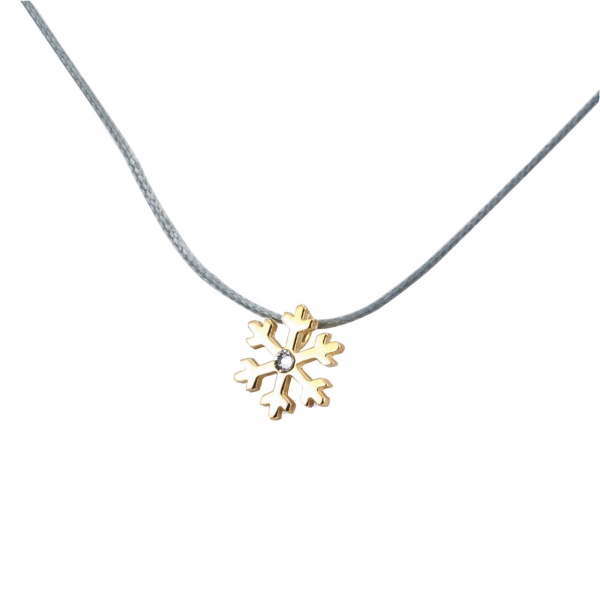 Silver+Surf Silber Schmuck Schnee Krist Gr S gold