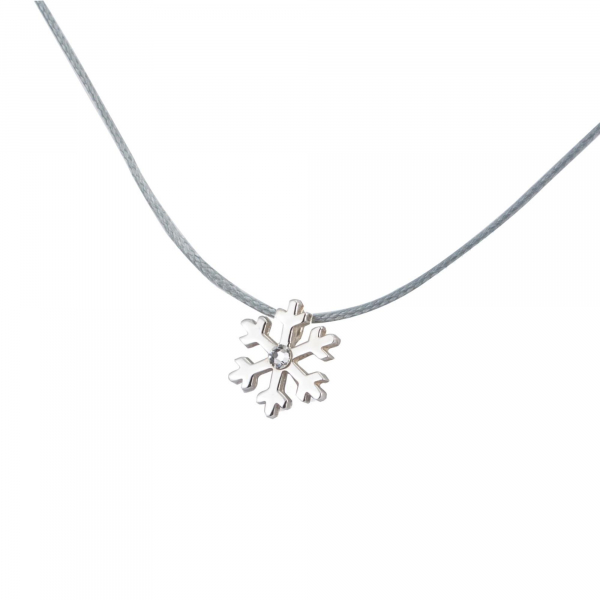 Silver+Surf Silber Schmuck Schnee Kristall Gr S