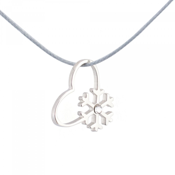 Silver+Surf Silber Schmuck Snow Love Gr S Kristall