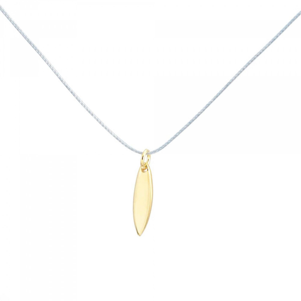 Silver+Surf Silber Schmuck Surfboard Gr S gold