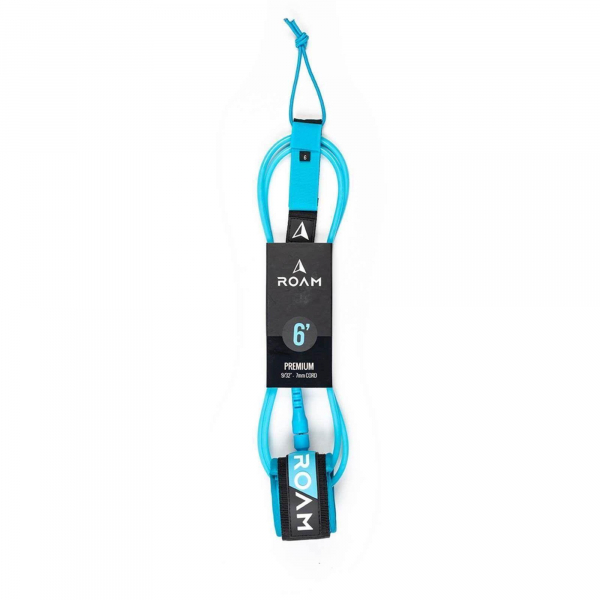 ROAM Surfboard Leash Premium 6.0 183cm 7mm Blau