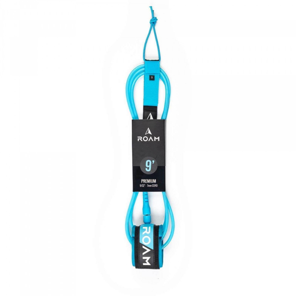 ROAM Surfboard Leash Premium 9.0 274cm 7mm Blau