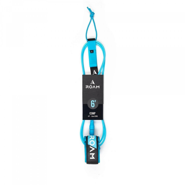 ROAM Surfboard Leash Comp 6.0 183cm 6mm Blau