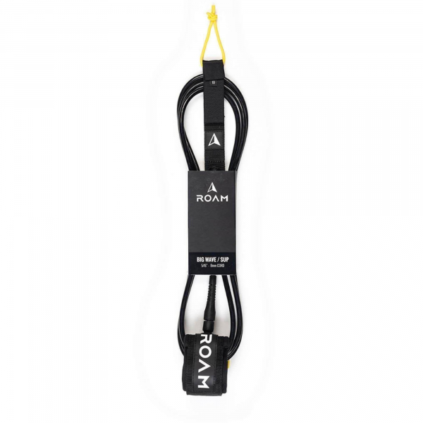 ROAM Surfboard Leash Big Wave SUP 7.0  8mm Schwarz