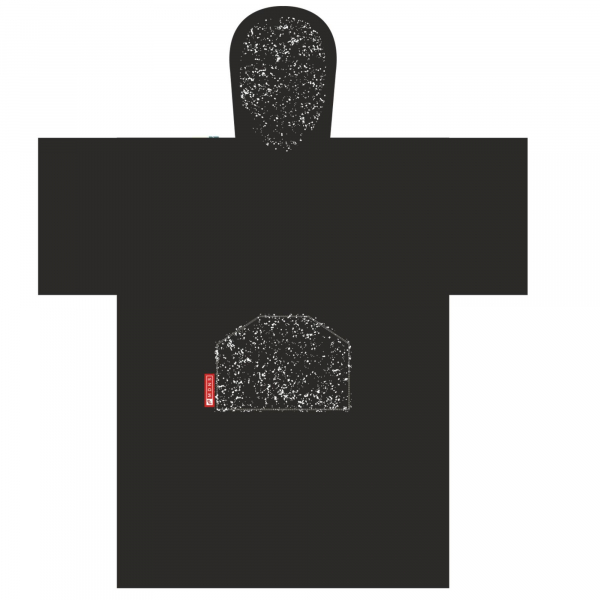 MADNESS Cambio Albornoz Poncho Unisize Negro Moteado