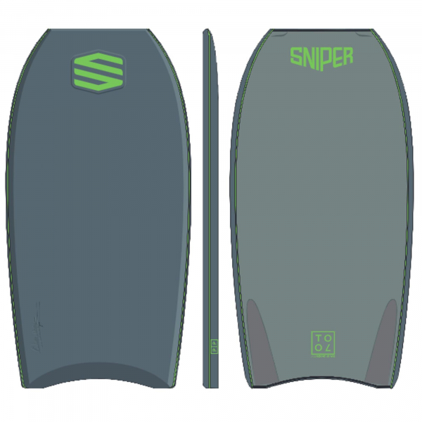 SNIPER Bodyboard Alex Uranga Tool PP 40.5 Gray