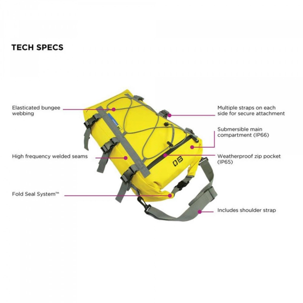 OverBoard bolsa impermeable SUP kayak 20 L verde