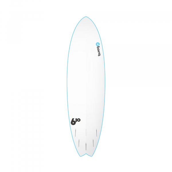 Surfboard TORQ Softboard 6.10 Fish blue