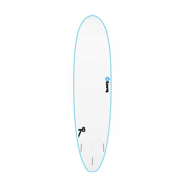 Surfboard TORQ Softboard 7.8 V+ Funboard Blau