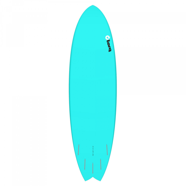 Surfboard TORQ Epoxy TET 6.6 MOD Fish Blau Pinline