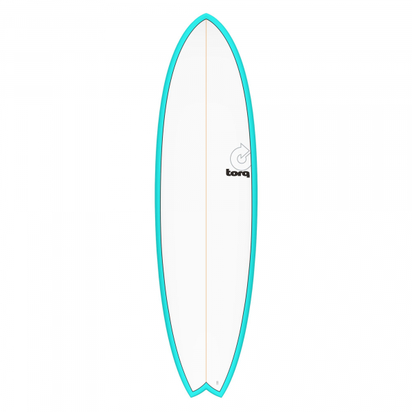 Surfboard TORQ Epoxy TET 6.10 MOD Fish Blau Pinlin