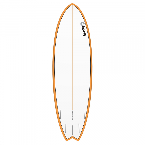 Surfboard TORQ Epoxy TET 5.11 MOD Fish OrangeRail