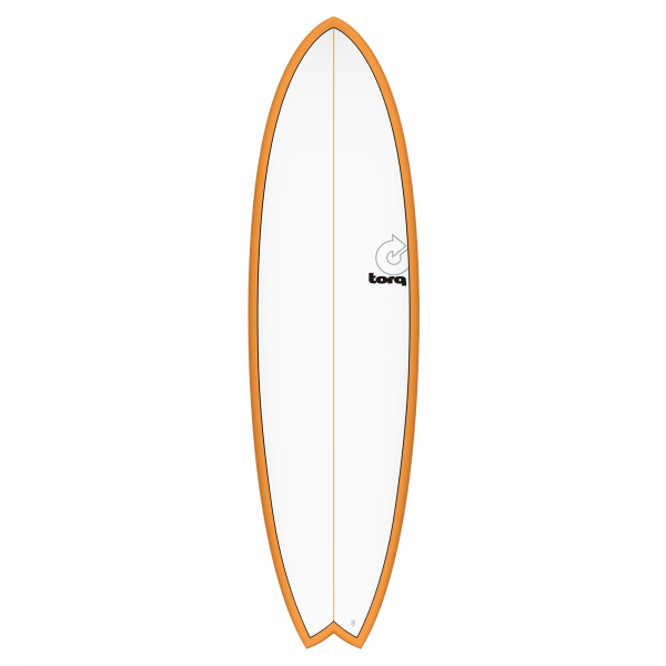 Surfboard TORQ Epoxy TET 6.6 Fish OrangeRail