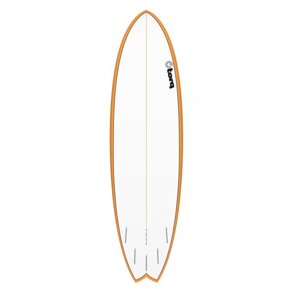 Surfboard TORQ Epoxy TET 6.10 Fish OrangeRail