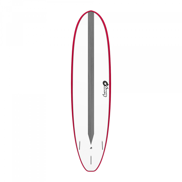 Surfboard TORQ Epoxy TET CS 7.4 V+ Fun Carbon Rot