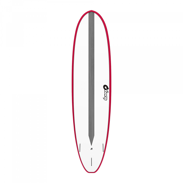 Surfboard TORQ Epoxy TET CS 7.8 V+ Fun Carbon Rot