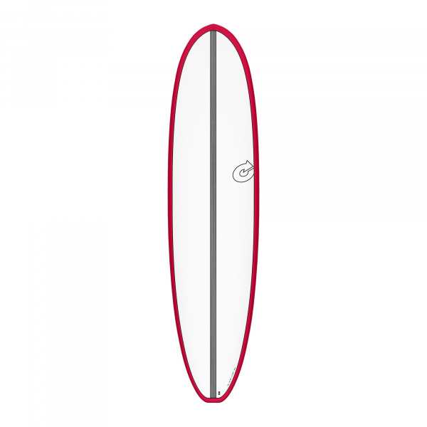 Surfboard TORQ Epoxy TET CS 7.8 V+ Fun Carbon Rot