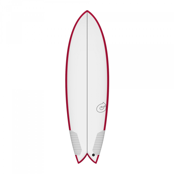 Surfboard TORQ TEC BigBoy Fish 7.6 Rail Berry