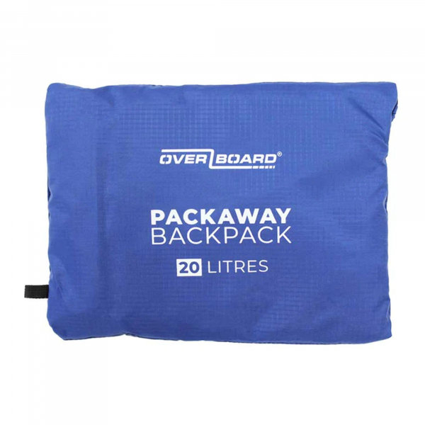 OverBoard waterproof space-saving backpack 20 L blue