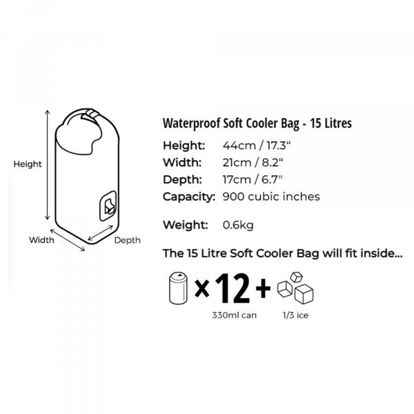 Overboard Soft Cooler Bag 15 Litres