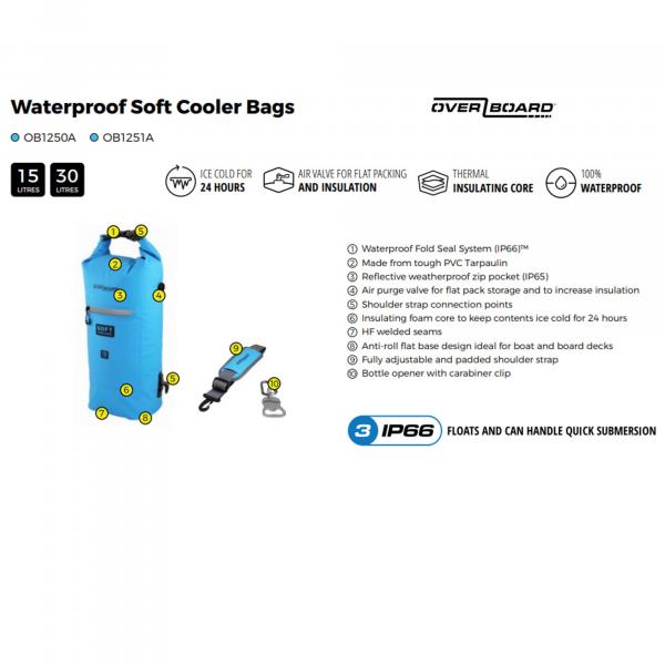 Overboard Soft Cooler Bag 15 Litres