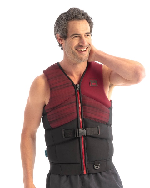 Jobe Giubbotto di salvataggio Unify con zip anteriore Uomo Rosso