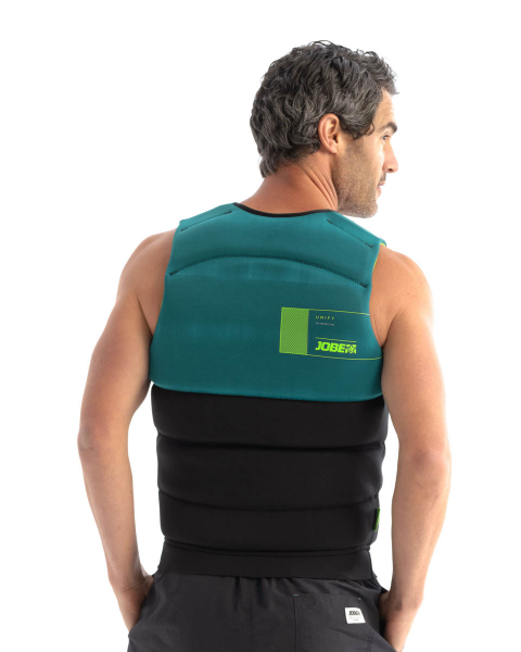 Jobe Giubbotto di salvataggio Unify con zip frontale Uomo Vintage Teal
