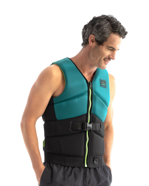 Jobe Giubbotto di salvataggio Unify con zip frontale Uomo Vintage Teal