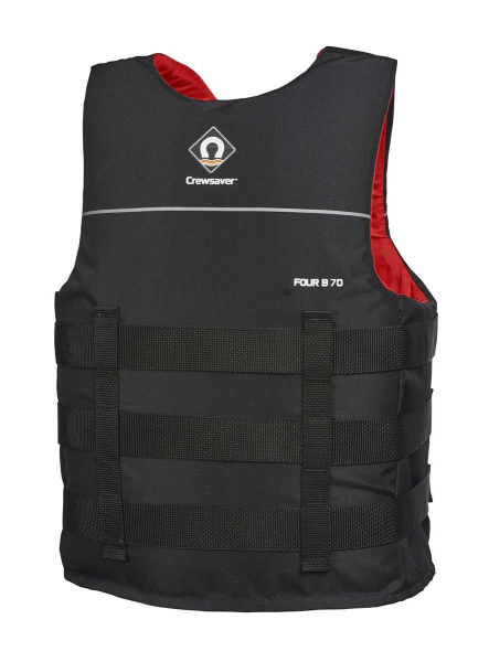 Crewsaver Four B 70N Gilet de Ski Noir Rouge Junior