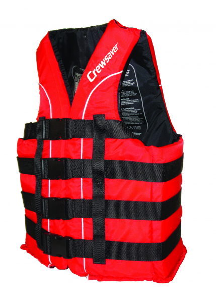 Crewsaver Four B 70N Gilet de Ski Noir Rouge Junior