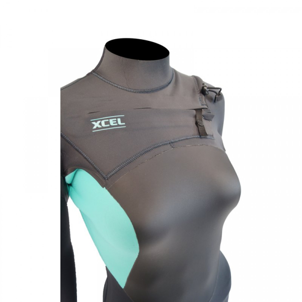 Xcel Axe X X2 Combinaison 5/4mm Frontzip Femmes Graphite Pistache