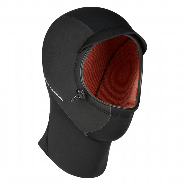 Mystic Marshall Hood 3mm Black 19/20 Front view