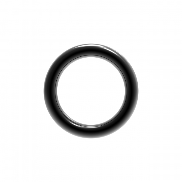 Mystic Surf Ring Schwarz One size