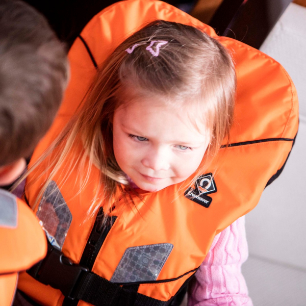 Crewsaver Spiral 100N Gilet solide pour bébés jusqu'à 15 Kg Orange