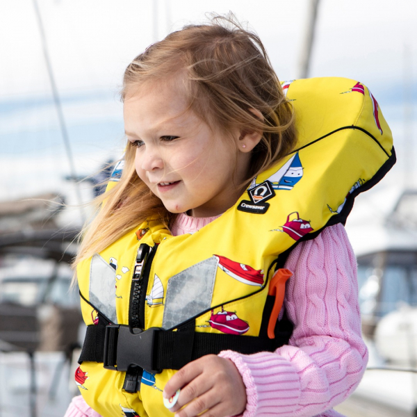 Crewsaver Euro 100N Gilet solide pour bébés jaune