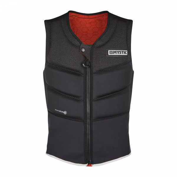 Mystic Foil Prallschutzweste Frontzip Kite Männer Schwarz