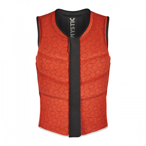 Mystic Foil Prallschutzweste Frontzip Kite Männer Schwarz