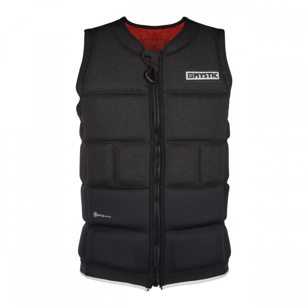 Mystic VOLTT Prallschutzweste Frontzip Wake Männer Schwarz
