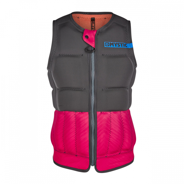 Mystic Diva Prallschutzweste Frontzip Wake  CE Winboss Frauen Phantom Grey